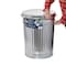 Behrens 31 Gallon Galvanized Steel Trash Can with Lid 1270 - alternate 4